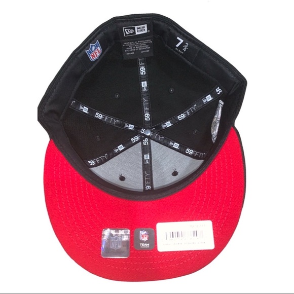 New Era NFL San Francisco 49ers 75th Anniversary 59fifty fitted red colored brim - Picture 4 of 4